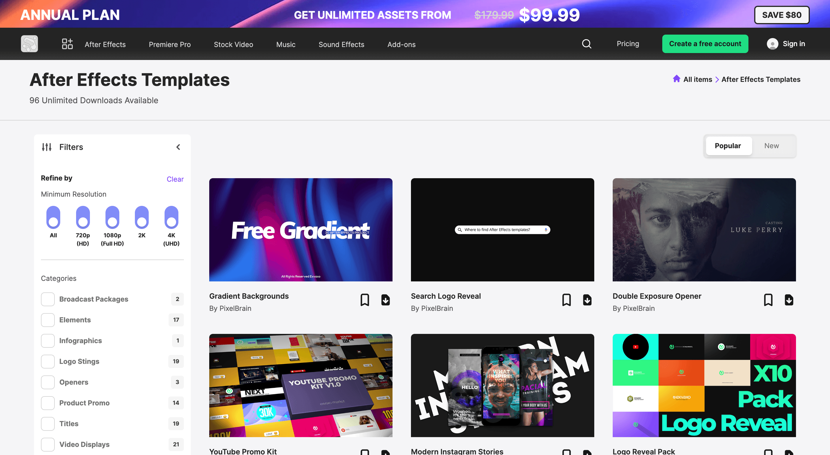 Screenshot of the landing page of motionridge.com
